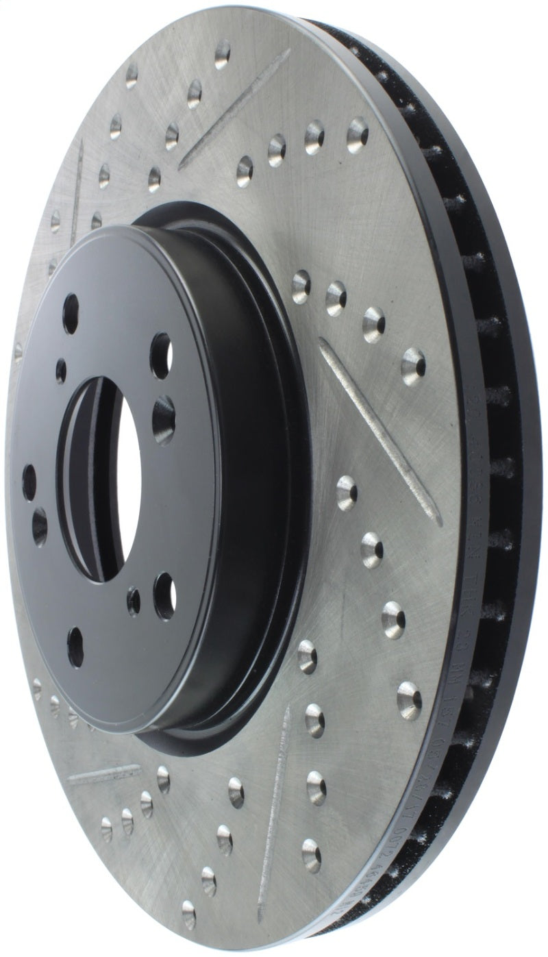 StopTech Slotted & Drilled Sport Brake Rotor Front Right 13 Honda Accord Sport - awdtuningtx