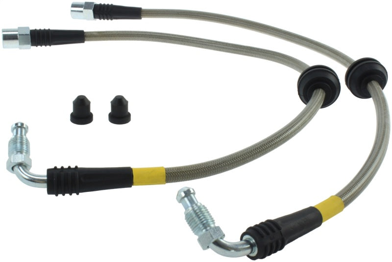 StopTech 07-08 Audi RS4 Front Stainless Steel Brake Line Kit - awdtuningtx