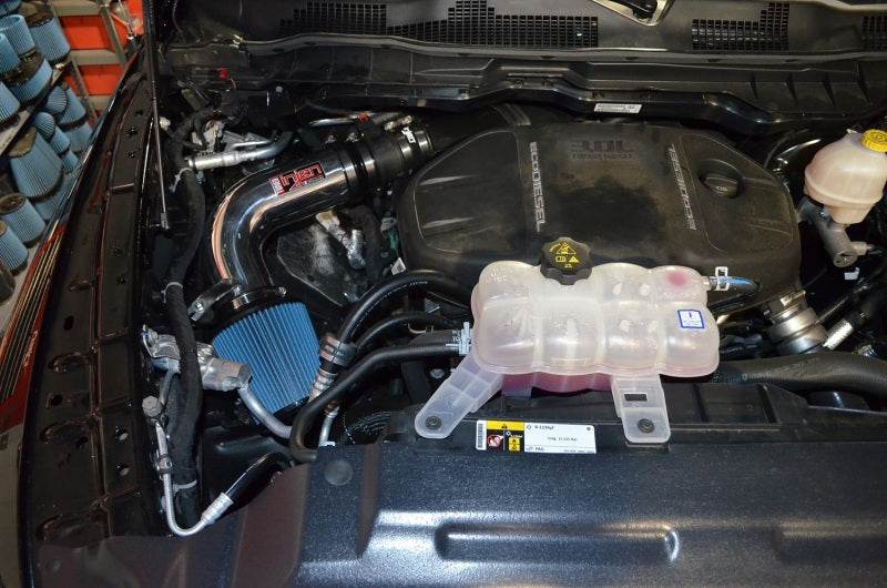 Injen 14-18 Dodge Ram 3.0L V6 Wrinkle Black Power-Flow Short Ram Intake - awdtuningtx