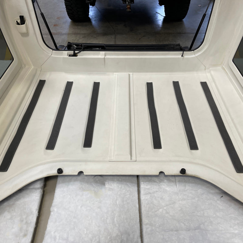 DEI 11-18 Jeep Wrangler JK 2-Door Boom Mat Complete Headliner Kit - 6 Piece - Black - awdtuningtx
