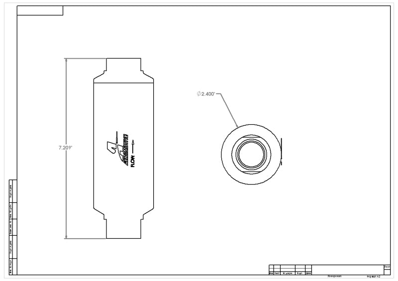 Aeromotive Replacement Pro-Series 10 Micron Fabric Element (for 12310 Filter Assembly) - awdtuningtx