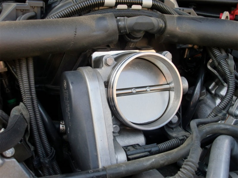 aFe Silver Bullet Throttle Body Spacers TBS BMW 5 Series (E60) 06-10 V8-4.8L - awdtuningtx