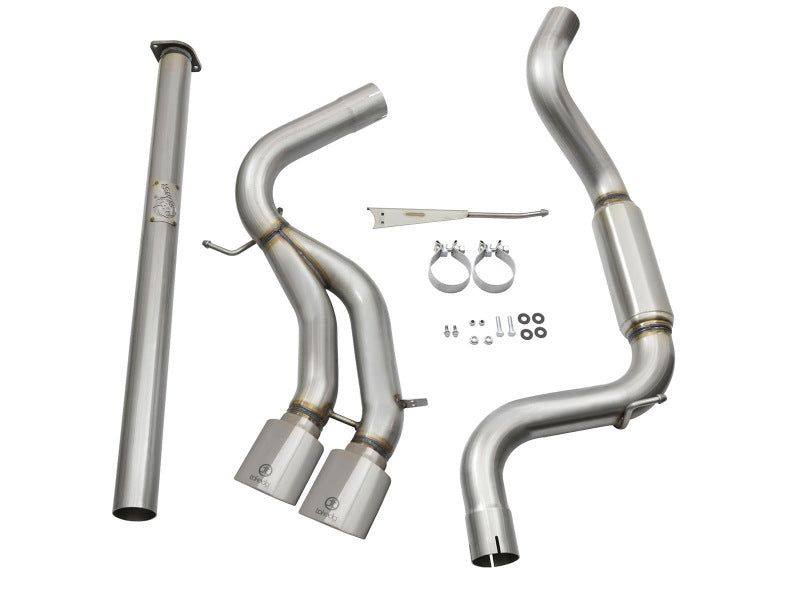 aFe POWER Takeda 3in 304 SS Cat-Back Exhaust w/ Polished Tips 13-17 Ford Focus ST L4-2.0L (t) - awdtuningtx