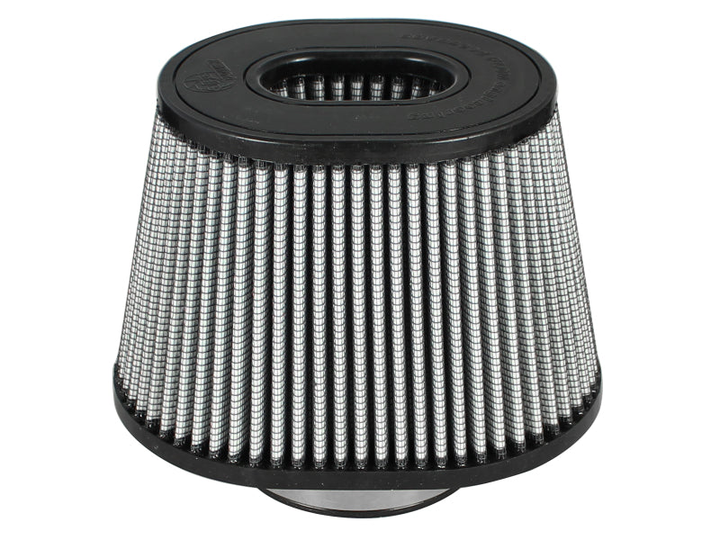 aFe MagnumFLOW Pro Dry S Air Filters 4F x (9x6-1/2)B x (6-3/4x5-1/2)T (INV) x 6-1/8 H in - awdtuningtx