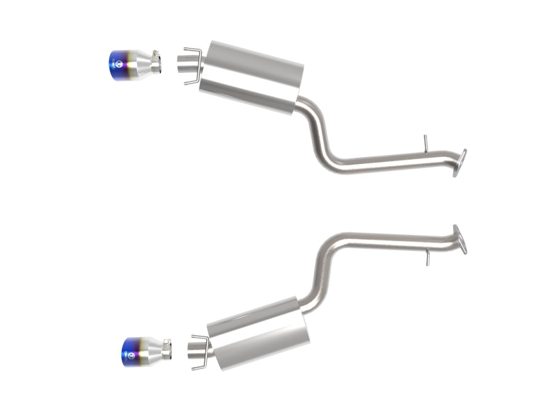 aFe Lexus IS350 14-22 V6-3.5L Takeda Axle-Back Exhaust System- Blue Tip - awdtuningtx