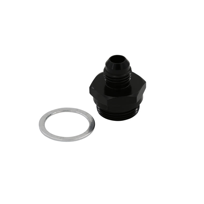 Aeromotive AN-06 Holley Carb 7/8in x 20 Thread Dual Feed Bowl Adapter Fitting - awdtuningtx