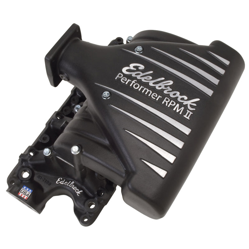 Edelbrock Intake Manifold Ford Mustang 5 0L Performer RPM II Manifold Black Finish - awdtuningtx