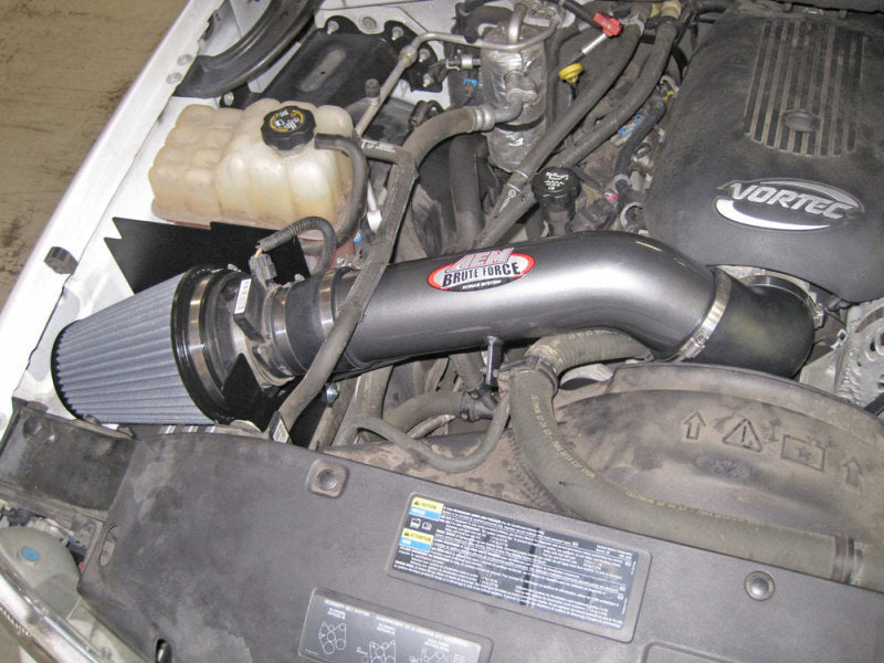 AEM 99-06 Chevy/GMC 5.3/6.0L Silver Brute Force Intake - awdtuningtx