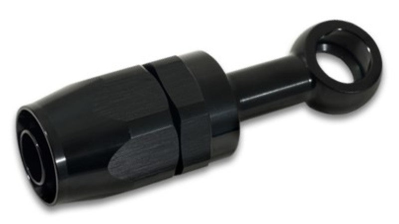Vibrant -8AN Banjo Hose End Fitting for use with M18 Banjo Bolt - Aluminum Black - awdtuningtx