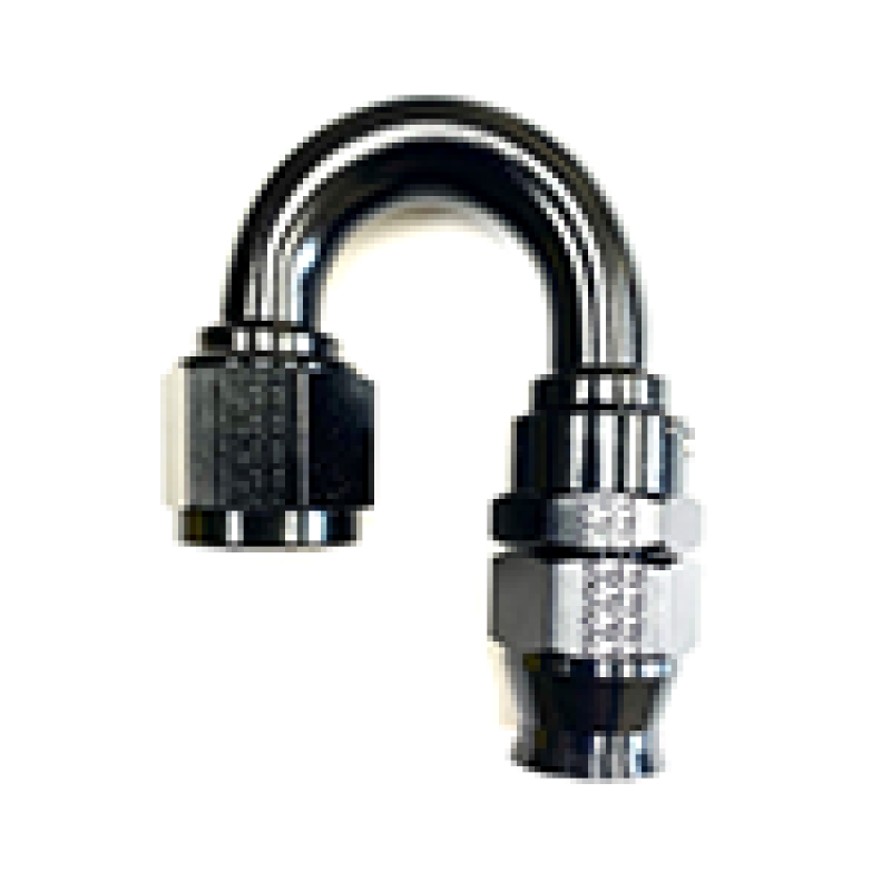 Fragola -10AN Real Street x 180 Degree Hose End Black For PTFE Hose - awdtuningtx