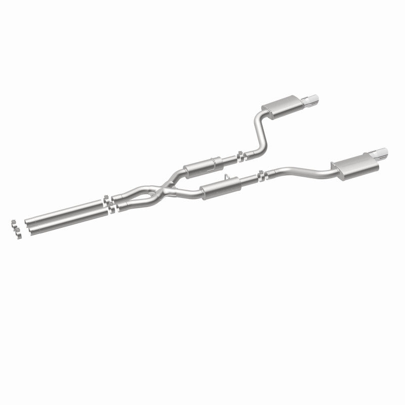MagnaFlow 11-12 Dodge Charger SRT-8 Hemi Dual Split Rear Exit Stainless Cat-Back Performance Exhaust - awdtuningtx