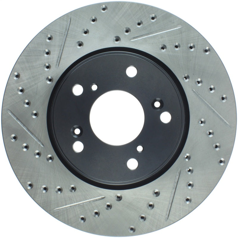 StopTech Slotted & Drilled Sport Brake Rotor Front Right 13 Honda Accord Sport - awdtuningtx