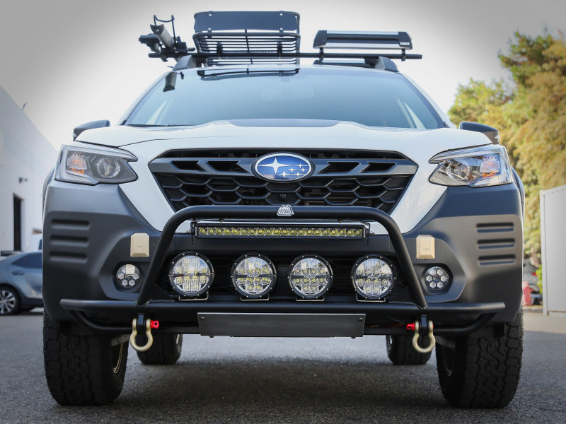 aFe POWER 20-23 Subaru Outback H4 2.4L (t) / H4 2.5L Terra Guard Front Bumper - Black - awdtuningtx