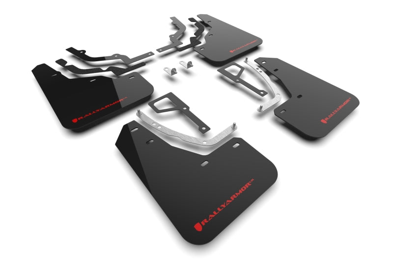 Rally Armor 2025 Hyundai Ioniq 5 N Black Mud Flap w/ Red Logo - awdtuningtx