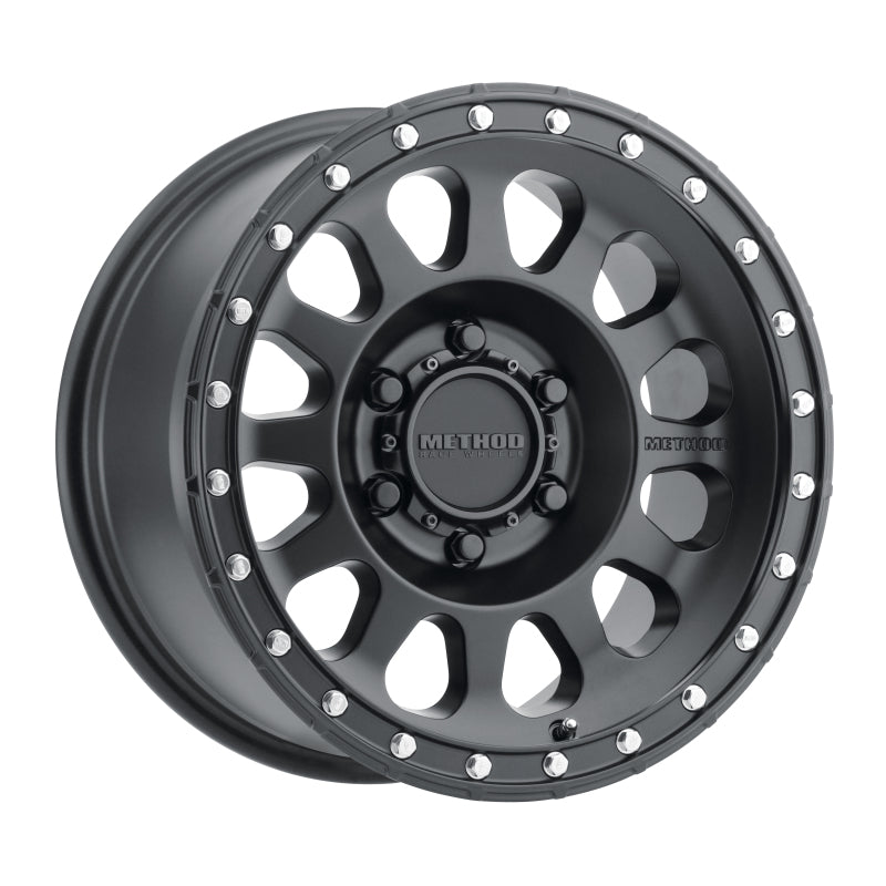 Method MR315 16x8 0mm Offset 6x5.5 106.25mm CB Matte Black Wheel - awdtuningtx