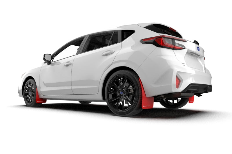 Rally Armor 2024 Subaru Impreza Black UR Mud Flap w/ Red Logo - awdtuningtx