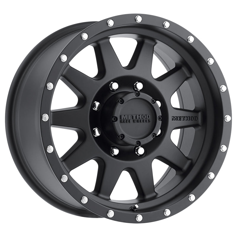 Method MR301 The Standard 18x9 +18mm Offset 8x6.5 130.81mm CB Matte Black Wheel - awdtuningtx