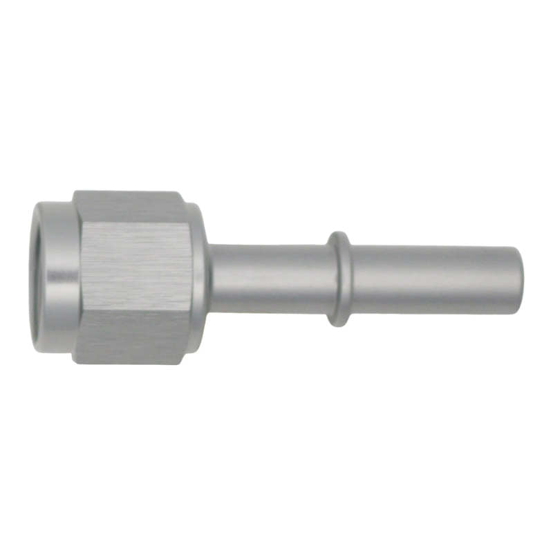 DeatschWerks 6AN Female Flare Swivel to 5/16in Male EFI Quick Disconnect - Anodized DW Titanium - awdtuningtx