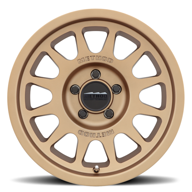 Method MR703 17x8.5 +25mm Offset 5x5 71.5mm CB Method Bronze Wheel - awdtuningtx