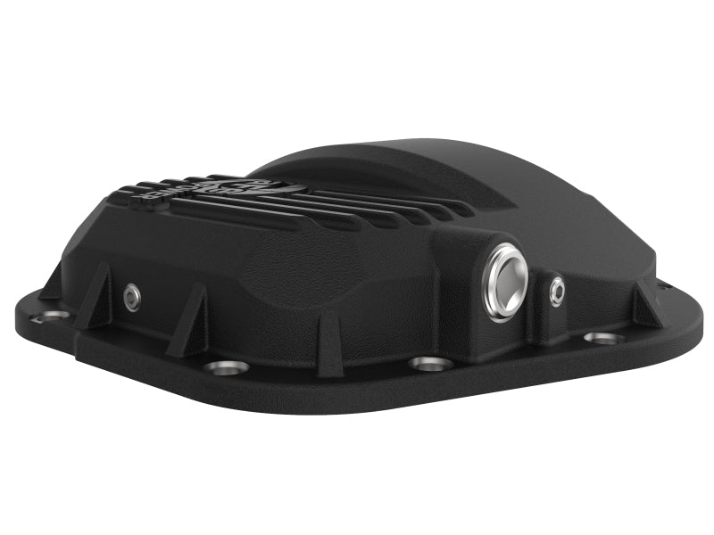 aFe Pro Series Front Diff Cover Black w/ Machined Fins 17-21 Ford Trucks (Dana 60) w/ Gear Oil - awdtuningtx