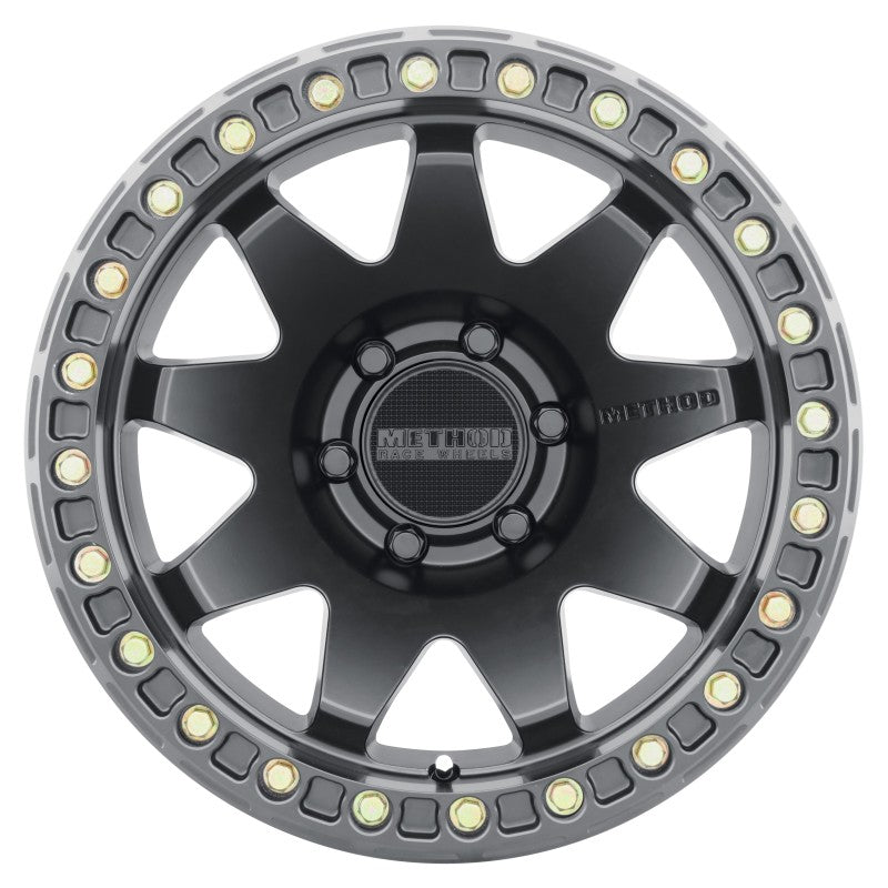 Method MR108 17x9 -44mm Offset 6x5.5 106.25mm CB Matte Black w/BH-H24125-38 Wheel - awdtuningtx