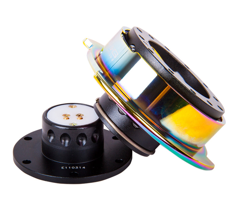 NRG Quick Release Gen 2.5 - Black Body / Neochrome Ring - awdtuningtx