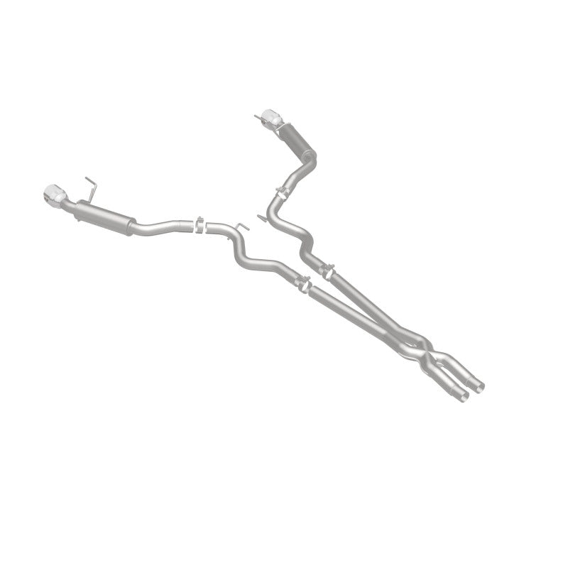 MagnaFlow Cat Back, SS, 2.5in, Competition, Dual Split Polished 4.5in Tips 2015 Ford Mustang V6 3.7L - awdtuningtx