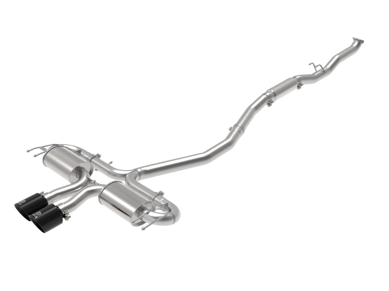 aFe Takeda 3in 304 SS Cat-Back Exhaust System w/Black Tips 17-20 Honda Civic Sport L4-1.5L (t) - awdtuningtx