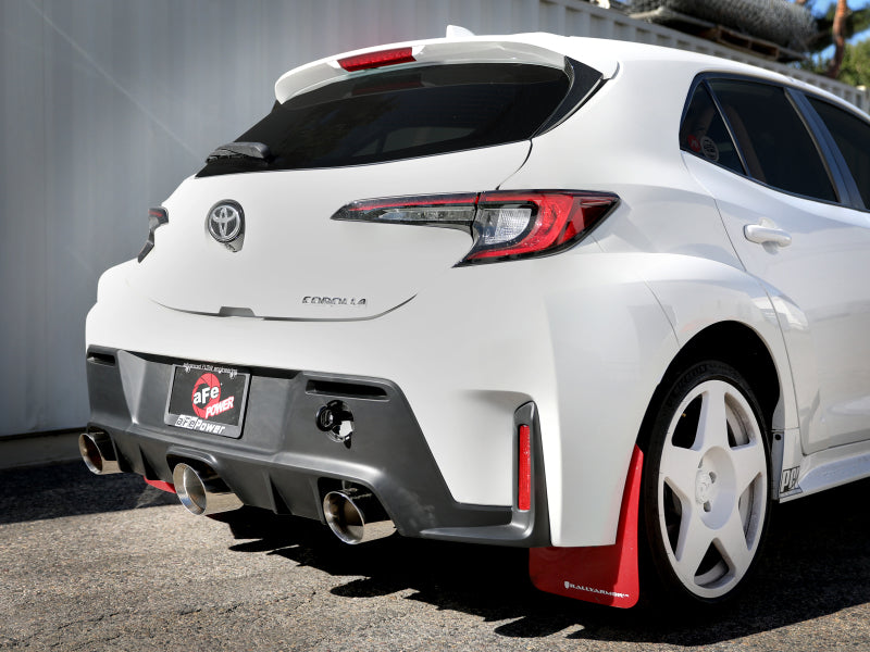aFe 23-24 Toyota GR Corolla L3 1.6L (t) Gemini XV 3in to 2-1/2in Cat Back Exhaust w/ Polished Tips - awdtuningtx