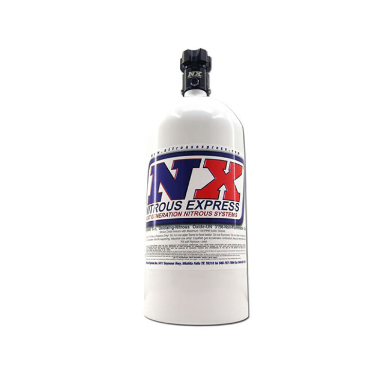 Nitrous Express 5lb Bottle w/Lightning 500 Valve (5.25 Dia x 17.64 Tall) - awdtuningtx