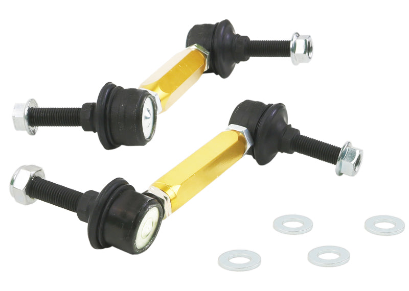Whiteline Universal Sway Bar End Link Kit - 130-155mm Heavy Duty Adjustable - 10mm Ball Studs - awdtuningtx