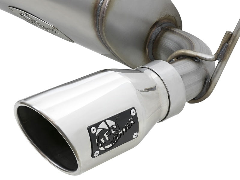aFe Rebel Series 2.5in 409 SS Axle-Back Exhaust w/Polished Tips 07+ Jeep Wrangler (JK) V6 3.6L/3.8L - awdtuningtx