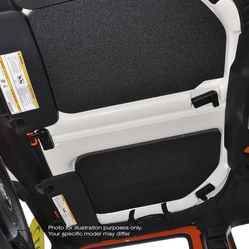 DEI 18-23 Jeep Wrangler JL 4-Door Boom Mat Headliner - 9 Piece - Black - awdtuningtx