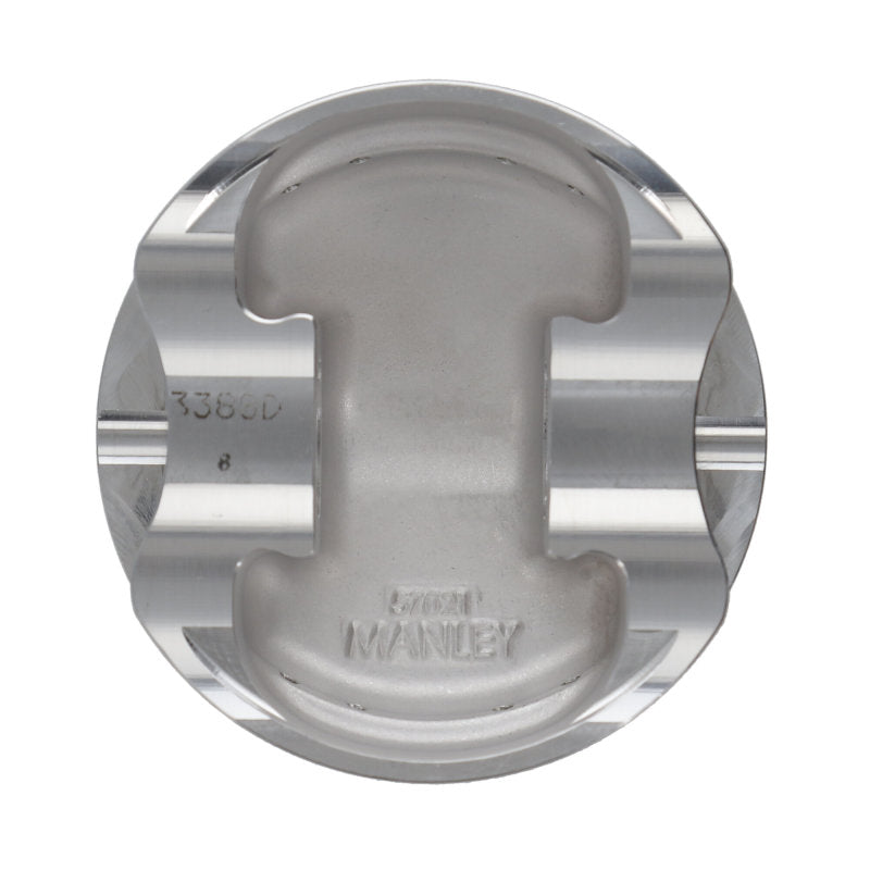Manley Subaru EJ257 100.25mm Bore +.75mm Over Size Bore 8.5:1 CR Dish Piston Set with Rings - awdtuningtx