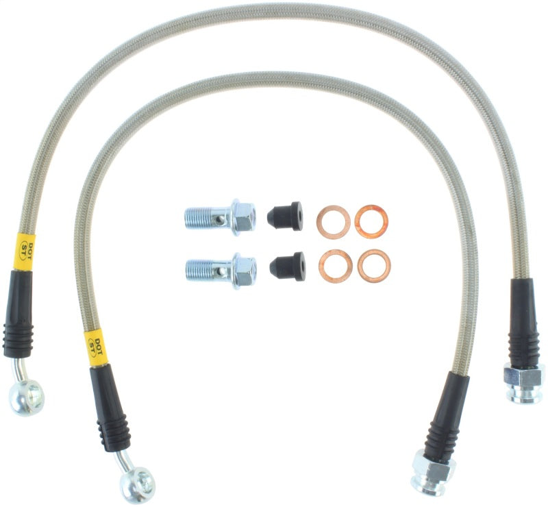 StopTech 97-04 Chevrolet Corvette Stainless Steel Rear Brake Line Kit - awdtuningtx