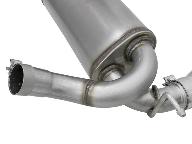 aFe Rebel Series 2.5in 409 SS Axle-Back Exhaust w/Polished Tips 07+ Jeep Wrangler (JK) V6 3.6L/3.8L - awdtuningtx