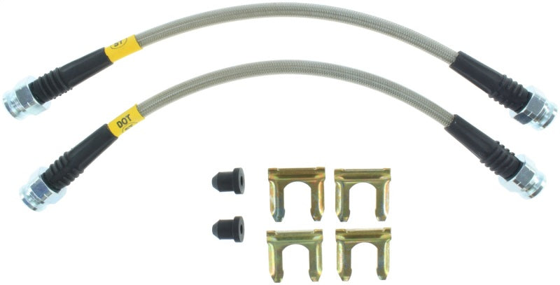 StopTech 12-16 Ford Fiesta Stainless Steel Rear Brake Lines - awdtuningtx
