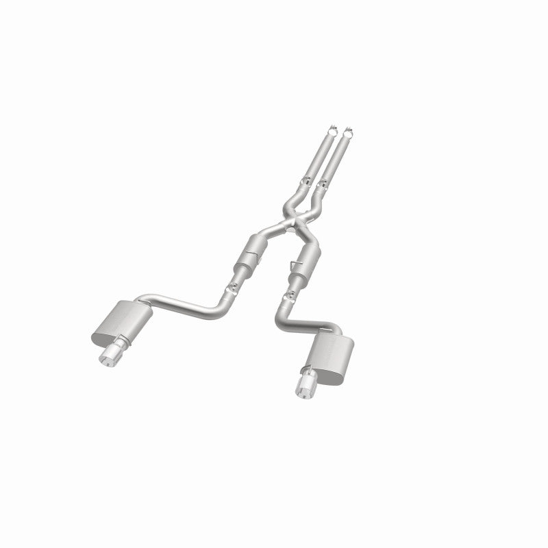 MagnaFlow 11-12 Dodge Charger SRT-8 Hemi Dual Split Rear Exit Stainless Cat-Back Performance Exhaust - awdtuningtx