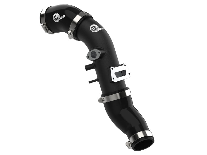 aFe 19-22 Hyundai Veloster N L4 2.0L (t) BladeRunner 2-3/4in Aluminum Cold Charge Pipe - Black - awdtuningtx