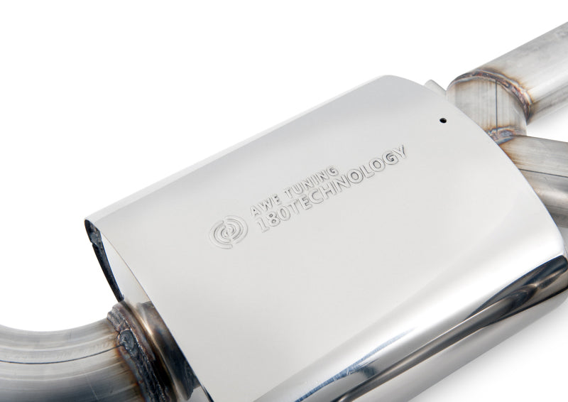 AWE Tuning Audi C7.5 A6 3.0T Touring Edition Exhaust - Quad Outlet Chrome Silver Tips - awdtuningtx