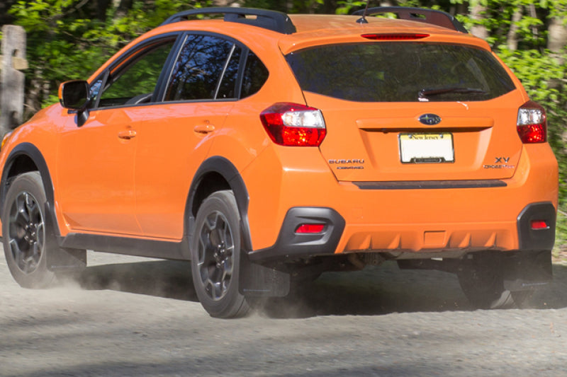 Rally Armor 13-17 Subaru Crosstrek XV Black UR Mud Flap w/ Teal Altered Font Logo - awdtuningtx