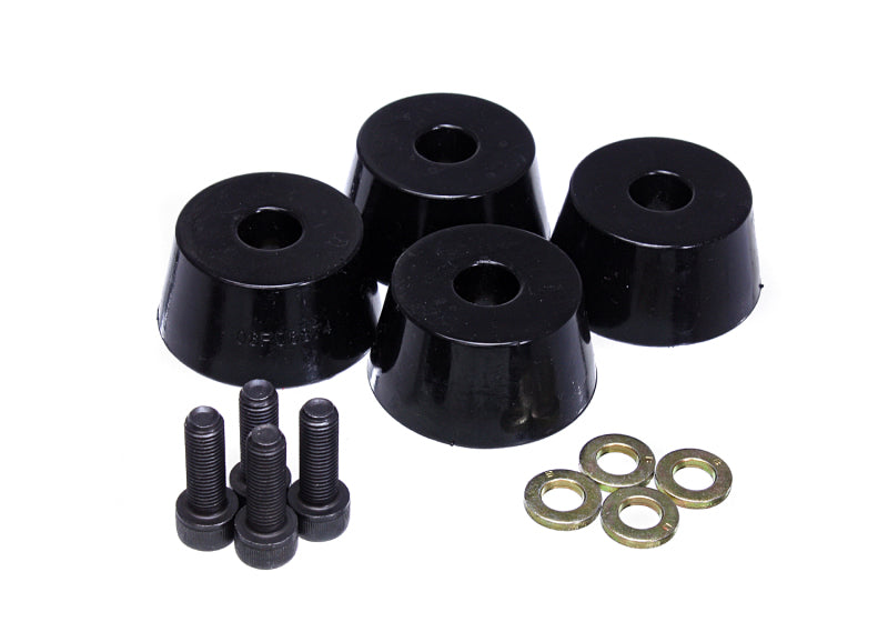 Energy Suspension 96-02 Toyota 4Runner Front Hyper Flex Bump Stop Set - Black - awdtuningtx