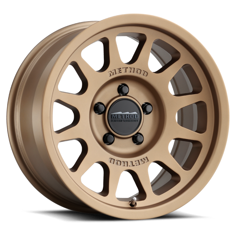 Method MR703 17x8.5 +25mm Offset 5x5 71.5mm CB Method Bronze Wheel - awdtuningtx
