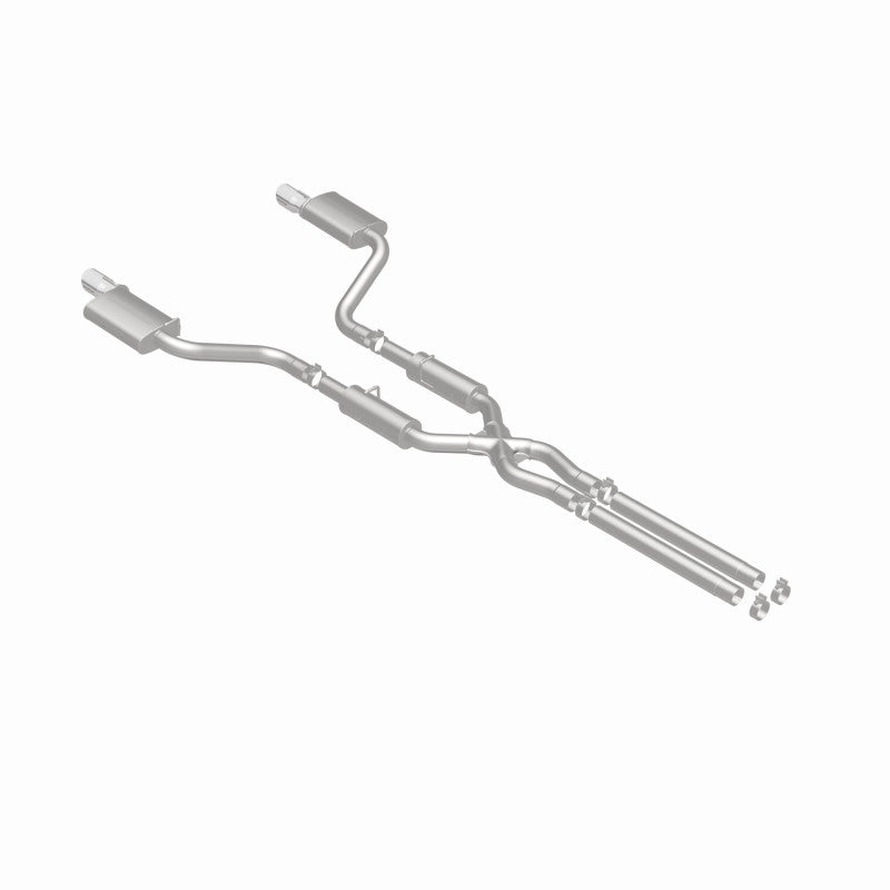 MagnaFlow 11-12 Dodge Charger SRT-8 Hemi Dual Split Rear Exit Stainless Cat-Back Performance Exhaust - awdtuningtx