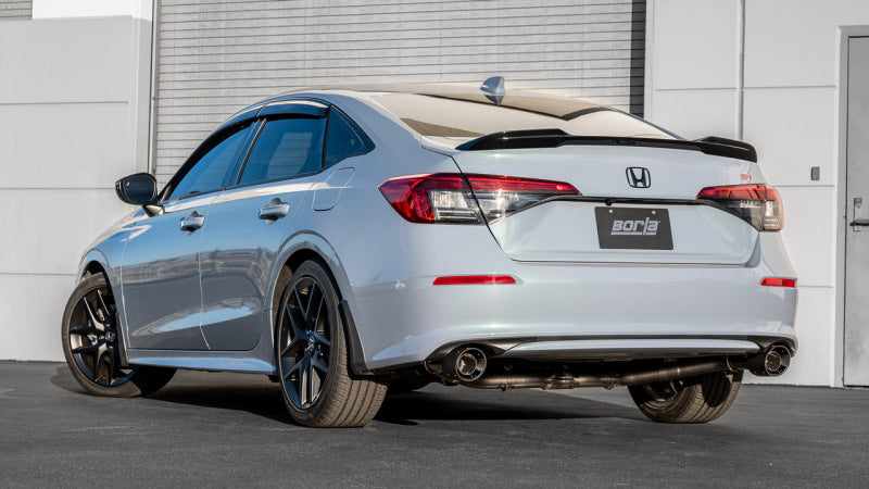 Borla 2023 Integra/22-23 Civic Si 1.5L 4 CYL. MT FWD 4DR 2.50in S-Type Catback Exhaust Carbon Fiber - awdtuningtx