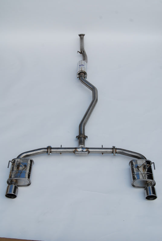 Invidia 2022+ Honda Civic Si (1.5T) 70mm Q300 Cat Back Exhaust - Rolled SS Tips - awdtuningtx