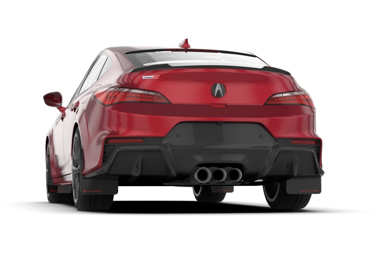Rally Armor 23-24 Acura Integra Type S Black Mud Flap w/ White Logo - awdtuningtx