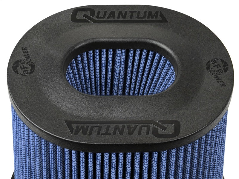 aFe Quantum Pro-5 R Air Filter Inverted Top - 5in Flange x 9in Height - Oiled P5R - awdtuningtx
