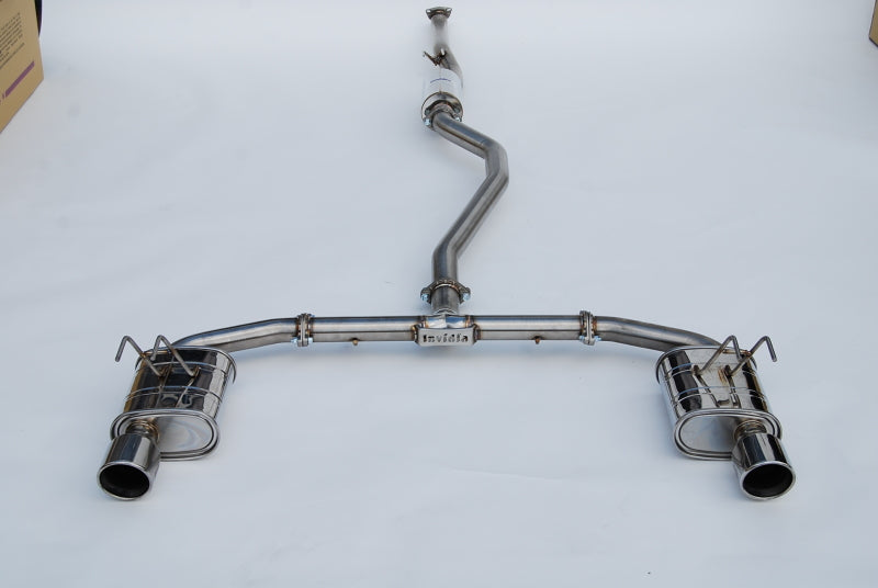 Invidia 2022+ Honda Civic Si (1.5T) 70mm Q300 Cat Back Exhaust - Rolled SS Tips - awdtuningtx