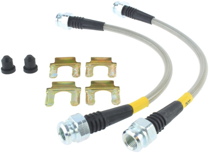 StopTech 12-16 Ford Fiesta Stainless Steel Rear Brake Lines - awdtuningtx